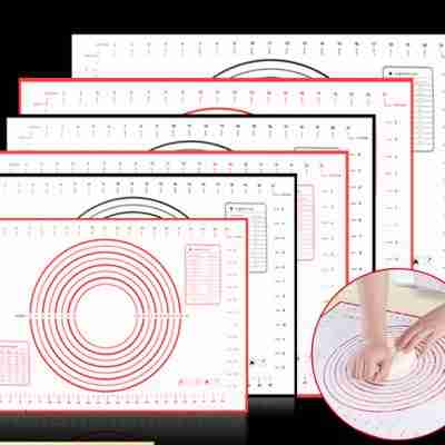 Silicone dough rolling pad