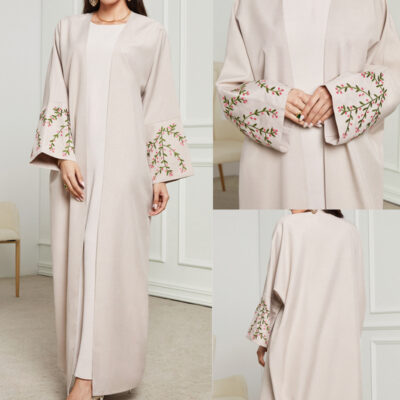 Gamis bordir Muslim