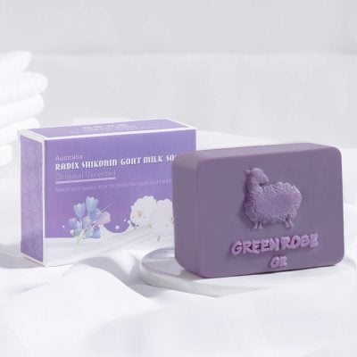 Rose goat's milk handmade soap
