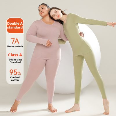 Slim fit large size thermal underwear suit