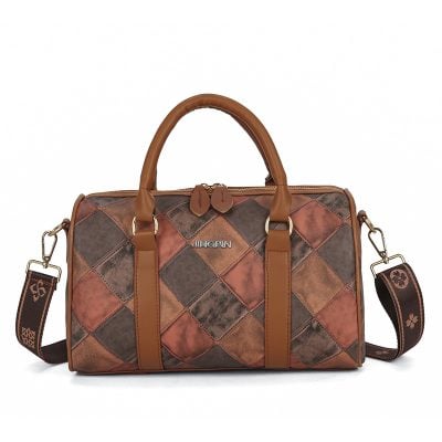 Plaid vintage handbag