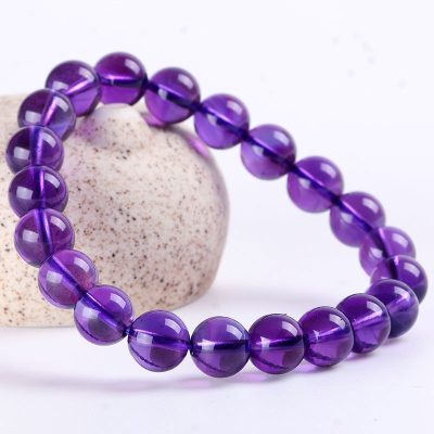 Natural amethyst bracelet