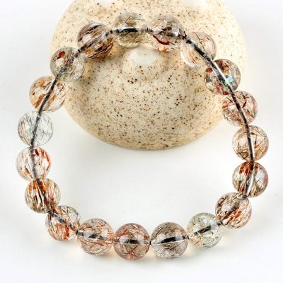 Natural Black Gold Super Seven bracelet