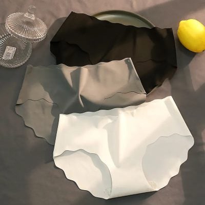 Seamless ice silk underwear