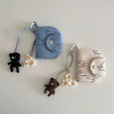 Cute canvas coin purse (without pendant)
