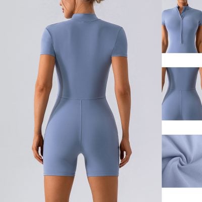 Short Sleeve yoga jumpsuit
