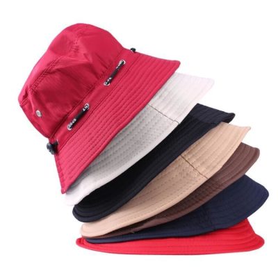 Small brim bucket hat
