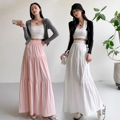 High waist drape cake dress