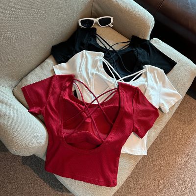 Hollow design top (with chest pad)
