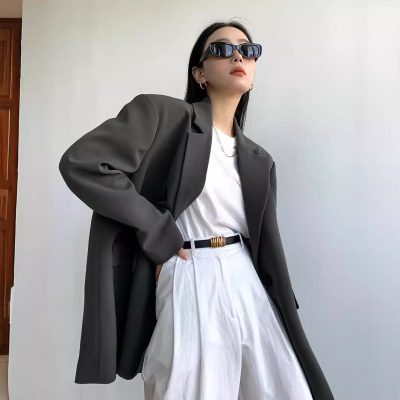 H-type design casual blazer