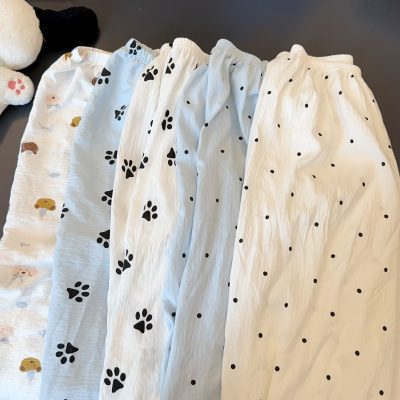 Thin loungewear pajama pants
