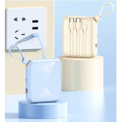 Digital Display with cable portable power bank