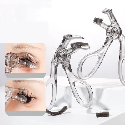 A clip of curling comb teeth Eyelash Curler