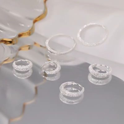 Frosted earrings