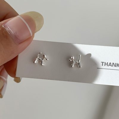 Balloon Dog ear studs