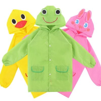 Children's one-piece cartoon raincoat