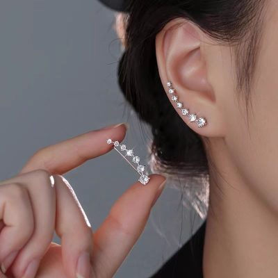 Super Flash one-row earrings
