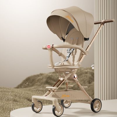 Children's reclining foldable stroller