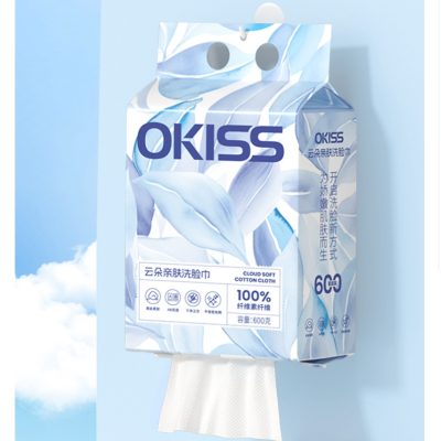 Hanging removable thickened face towel