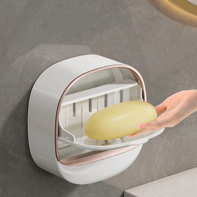 Punch-free soap rack