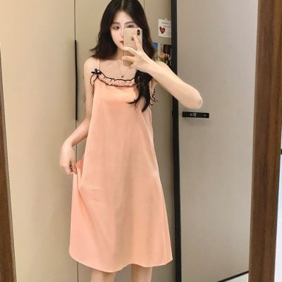 Lace ice silk nightdress Loungewear