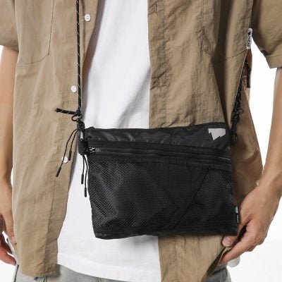 Japanese style workwear crossbody bag