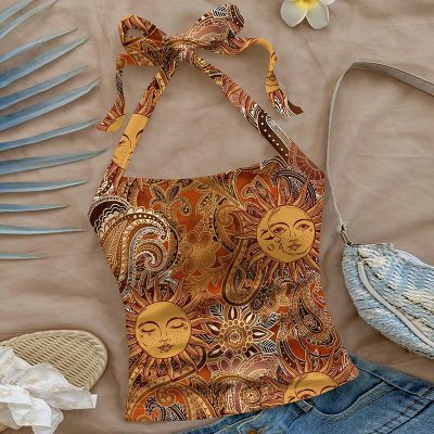 Color halter top