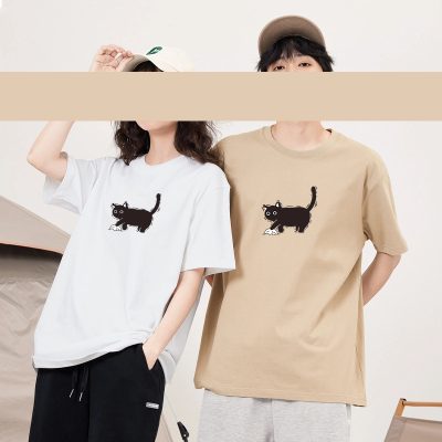 Paper Filler cat print T-shirt