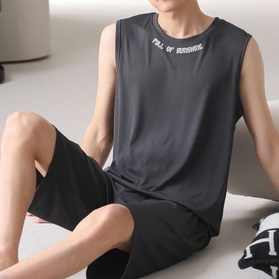 Ice Silk Thread men's loungewear