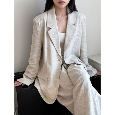 Linen suit jacket
