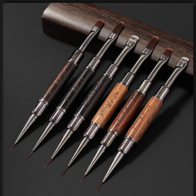 Ebony double-headed nail art construction pen