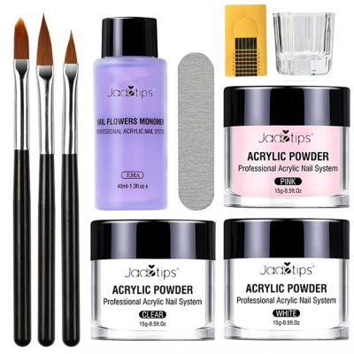 Crystal liquid extension nail tool suit