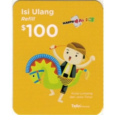 Kartu As2in1 Voucher $100