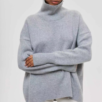 Autumn and Winter loose turtleneck sweater