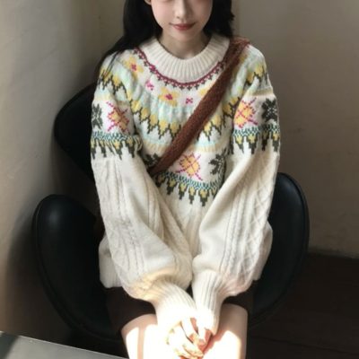 Sweet knitted sweater