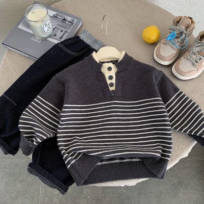 Children's striped sweater
