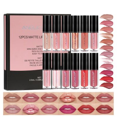 Matte Lip Gloss 12 gift boxes